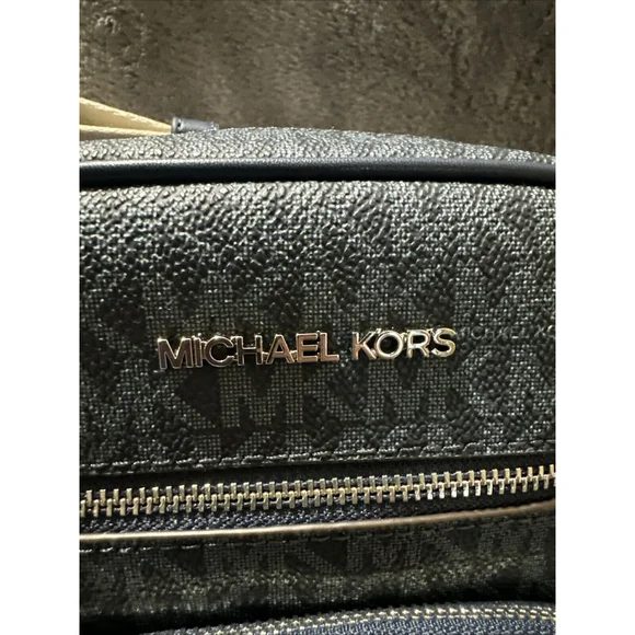 Michael Kors New Crossbody Bag Flight Handbag Jet Set Purse Blue MSP $398 NWT - Picture 6 of 12